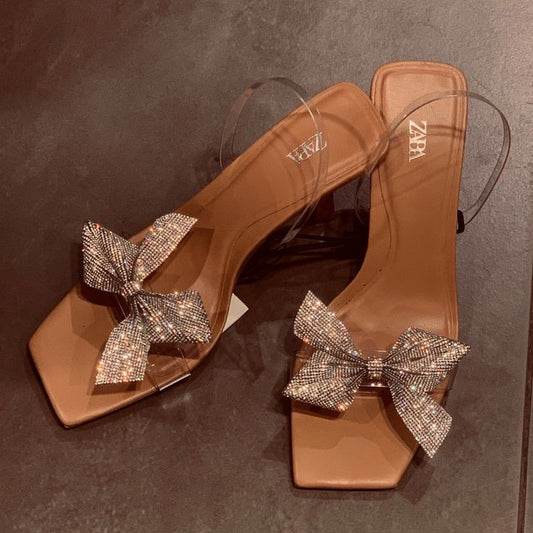 Mash Bow SlingBack High Heel