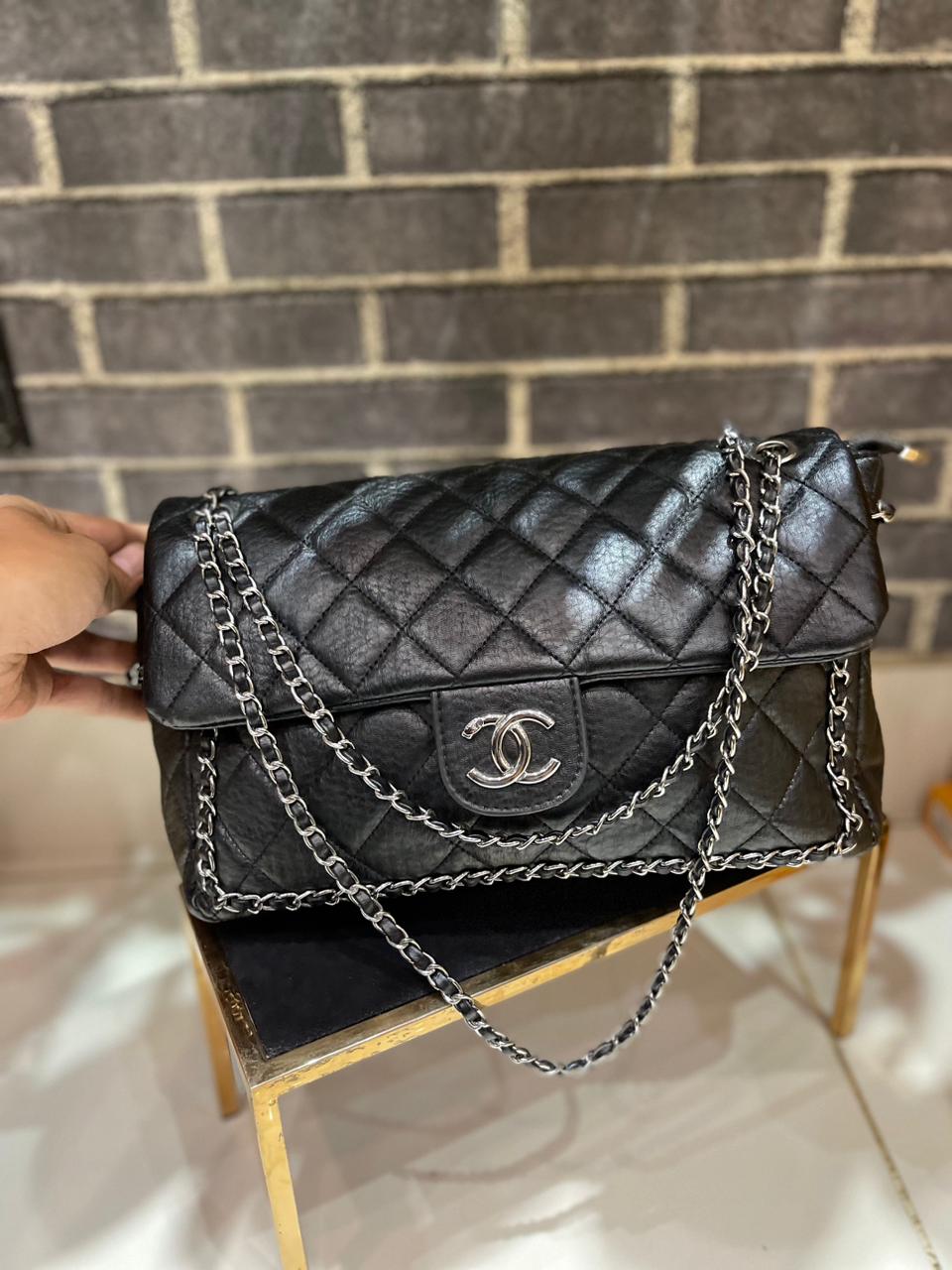 Chanel Maxi Flap Chain Around Bag