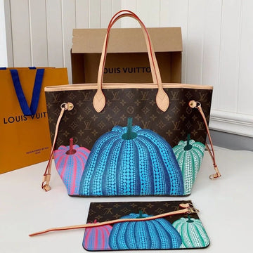 LV Pumpkin neverFull Bag