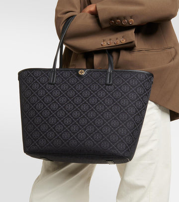 Tory, T Monogram jacquard tote bag