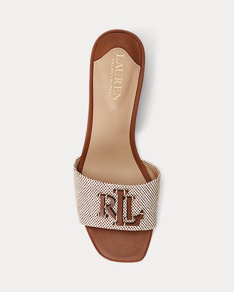 LAU-REN Block Heel Brown