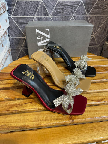 Z-R Bow Classy High Heel