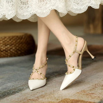 STUDDED WHITE